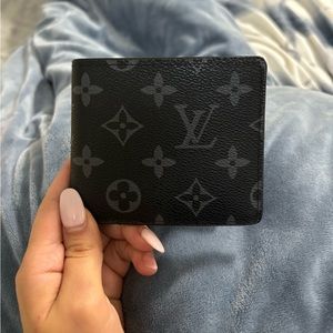 Louis Vuitton Slender Wallet Black Monogram
